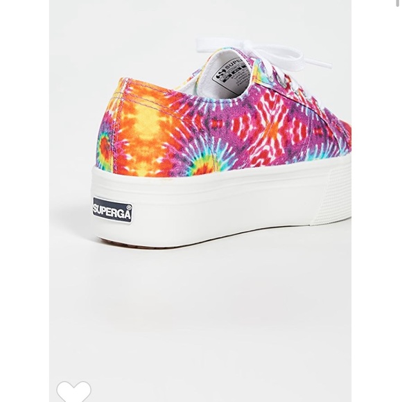 Superga Tie Dye Platform Sneakers - Picture 3 of 6